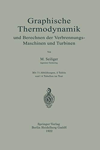 Graphische Thermodynamik und Berechnen der Verbrennungs-Maschinen und Turbinen