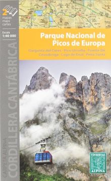 Parque Nacional de Picos de Europa 1 : 40 000: Carpeta Alpina