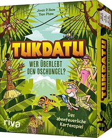 Tukdatu – Wer überlebt den Dschungel?: Das abenteuerliche Kartenspiel. Survival-Abenteuer für alle ab 12 Jahren. Das perfekte Geschenk für Weihnachten, Geburtstag oder zwischendurch