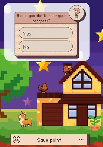 JOURNAL - Daily Happy Journal - save point: Be happy/ Happy Journal/ Daily Journal/ Gaming/ Pixel ENGLISH