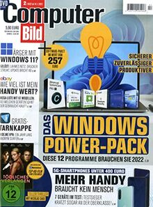Computer Bild mit DVD 2/2022 "WINDOWS POWER-PACK"