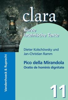 Oratio de hominis dignitate. (Lernmaterialien) (Clara)