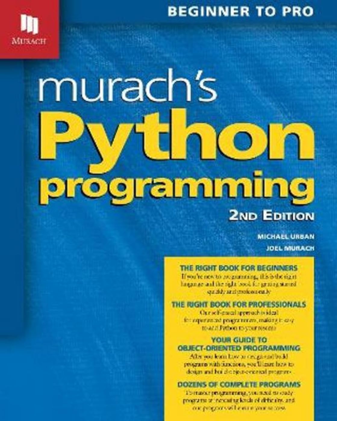 Murach's Python Programming (2nd Edition) - Neuware