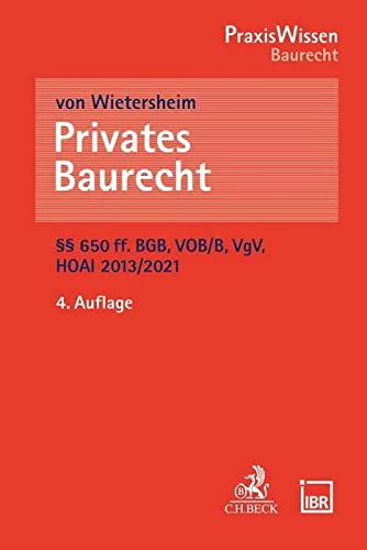 Privates Baurecht - Mark von Wietersheim Kartoniert (TB)