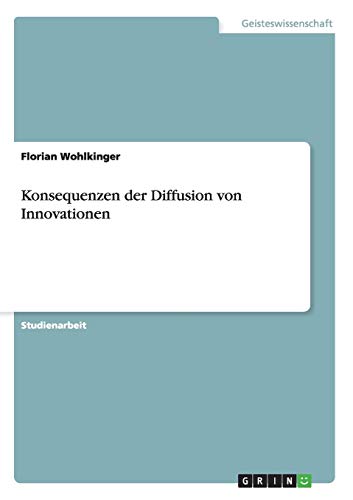 Konsequenzen der Diffusion von Innovationen