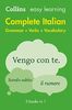 Easy Learning Italian Complete Grammar, Verbs and Vocabulary (3 books in 1) (Collins Easy Learning Italian)