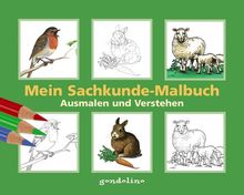 Mein Sachkunde-Malbuch (grün): Ausmalen und Verstehen