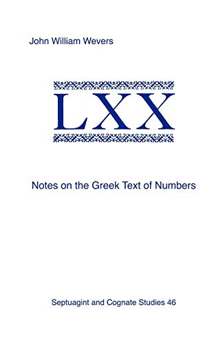 Notes on the Greek Text of Numbers