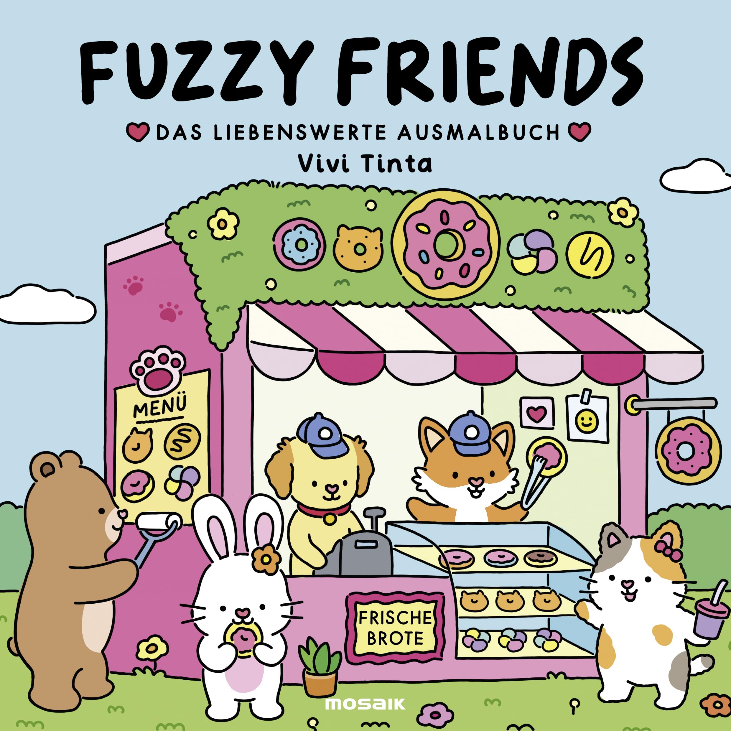 Fuzzy Friends: Das liebenswerte Ausmalbuch - Quality Time für Erwachsene und Jugendliche (Fuzzy-Ausmalbücher, Band 2)