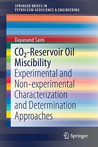 CO2-Reservoir Oil Miscibility: Experimental and Non-experimental Characterization and Determination Approaches (SpringerBriefs in Petroleum Geoscience & Engineering)
