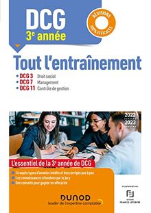 DCG 3e année : tout l'entraînement : 2022-2023