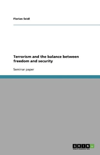 Terrorism and the balance between freedom and security