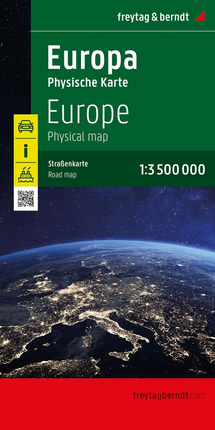 freytag & berndt Straßenkarte Europa physisch 1:3,5 Mio.