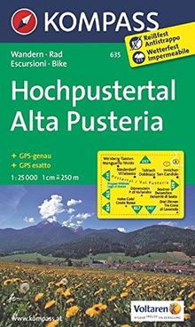 Hochpustertal - Alta Pusteria 1 : 25 000 (KOMPASS-Wanderkarten, Band 635)