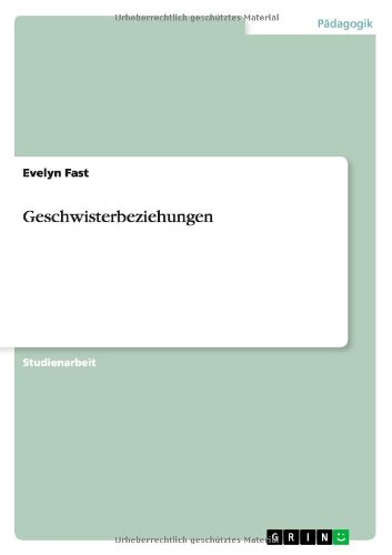 Geschwisterbeziehungen