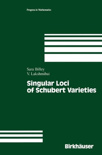 Singular Loci of Schubert Varieties (Progress in Mathematics)