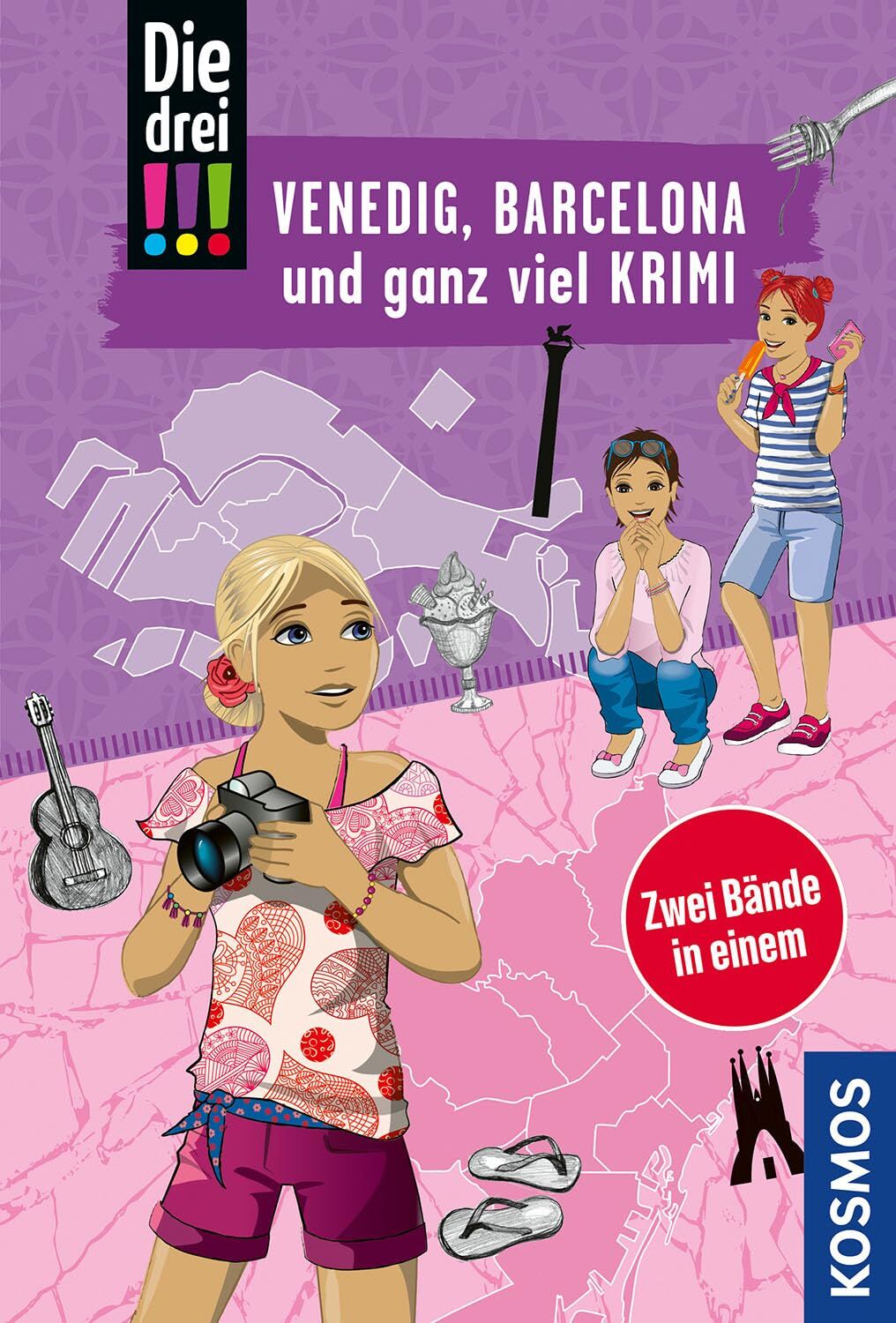 Heger, Ann-Katrin: Die drei !!!, Venedig, Barcelona und ganz viel Krimi