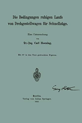 Die Bedingungen ruhigen Laufs von Drehgestellwagen für Schnellzüge: Eine Untersuchung