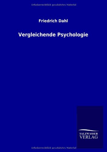 Vergleichende Psychologie