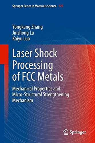 Laser Shock Processing of FCC Metals: Mechanical Properties and Micro-structural Strengthening Mechanism (Springer Series in Materials Science, Band 179)