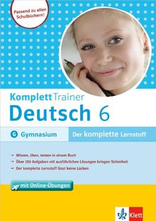 KomplettTrainer Deutsch Gymnasium 6. Klasse