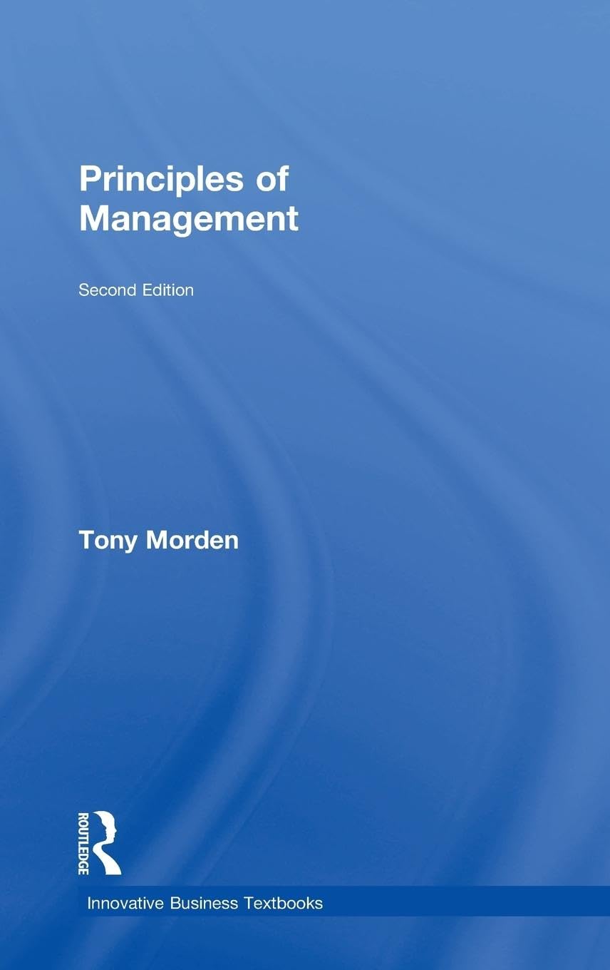 Principles of Management (Innovative Business Textbooks)