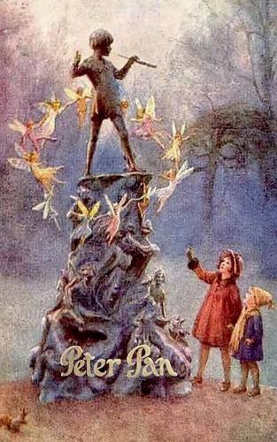 Peter Pan Statue (Notizbuch): Notizbuch, Notebook, Vintage, Old Fashion, Klassiker, Edel, Design, Einschreibbuch, Tagebuch, Diary, Notes, ... Hobby, Bestseller, Antik Label Cover