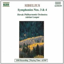 Sibelius Sinfonien 3 und 4 Leaper