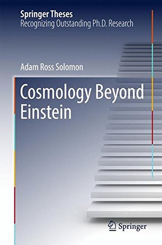 Cosmology Beyond Einstein (Springer Theses)