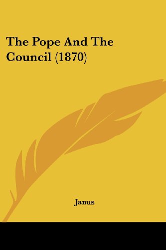 The Pope And The Council (1870)