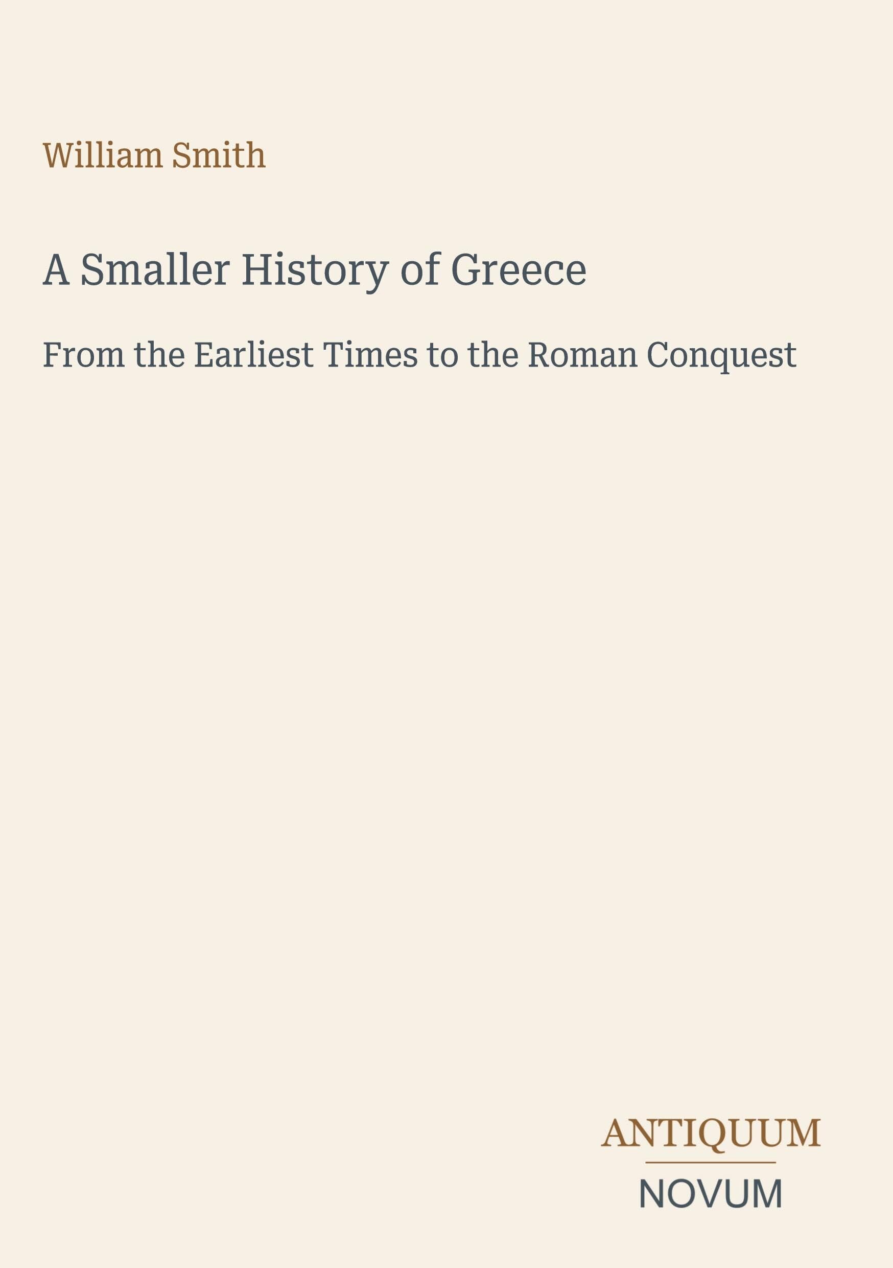 A Smaller History of Greece