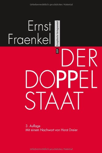 Ernst Fraenkel Der Doppelstaat