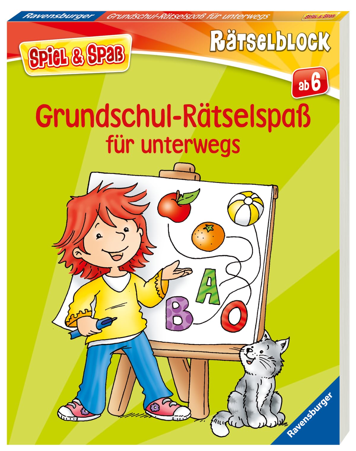 Grundschul-Rätselspaß für unterwegs - Rätselbuch ab 6 Jahre
