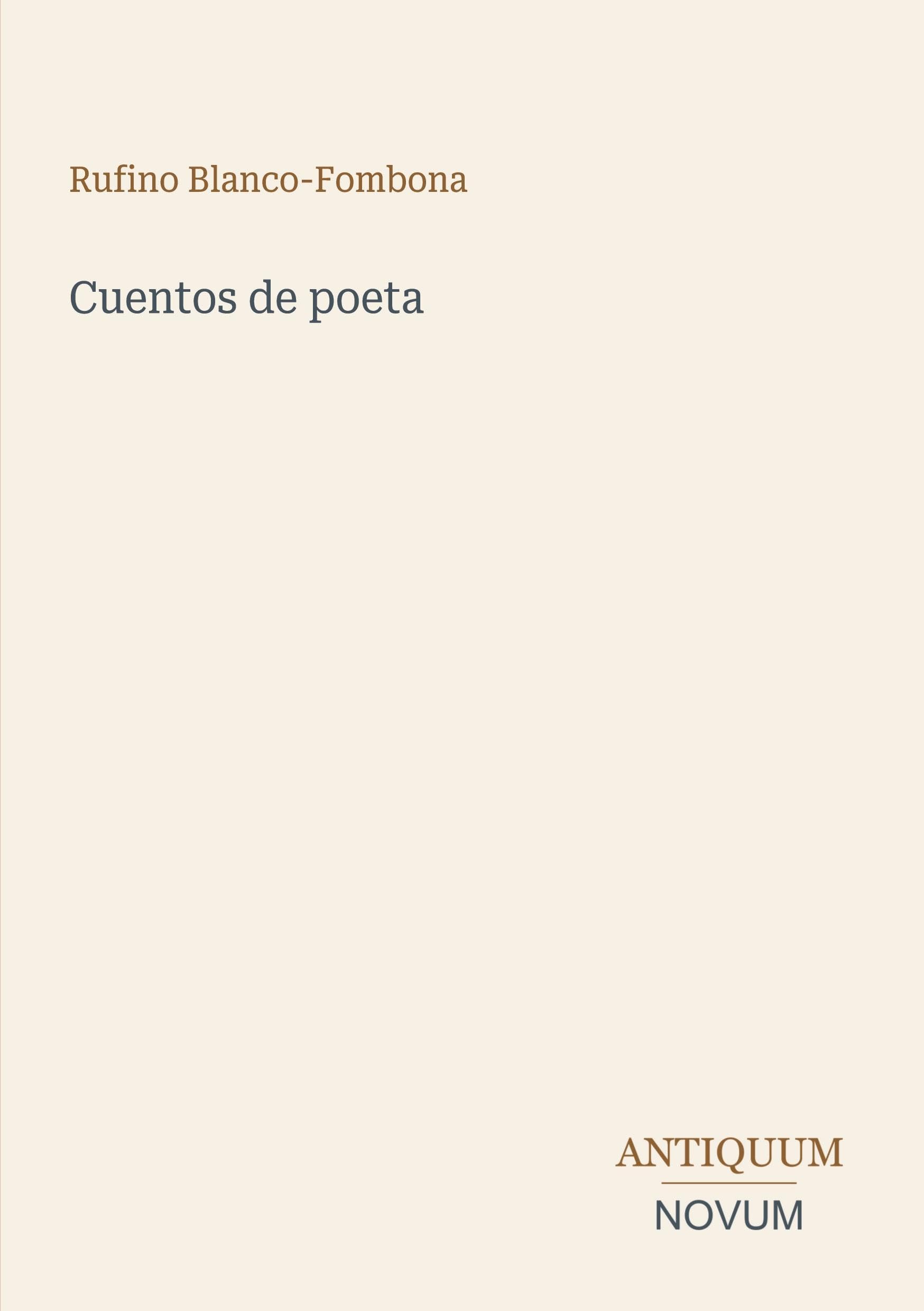 Cuentos de poeta