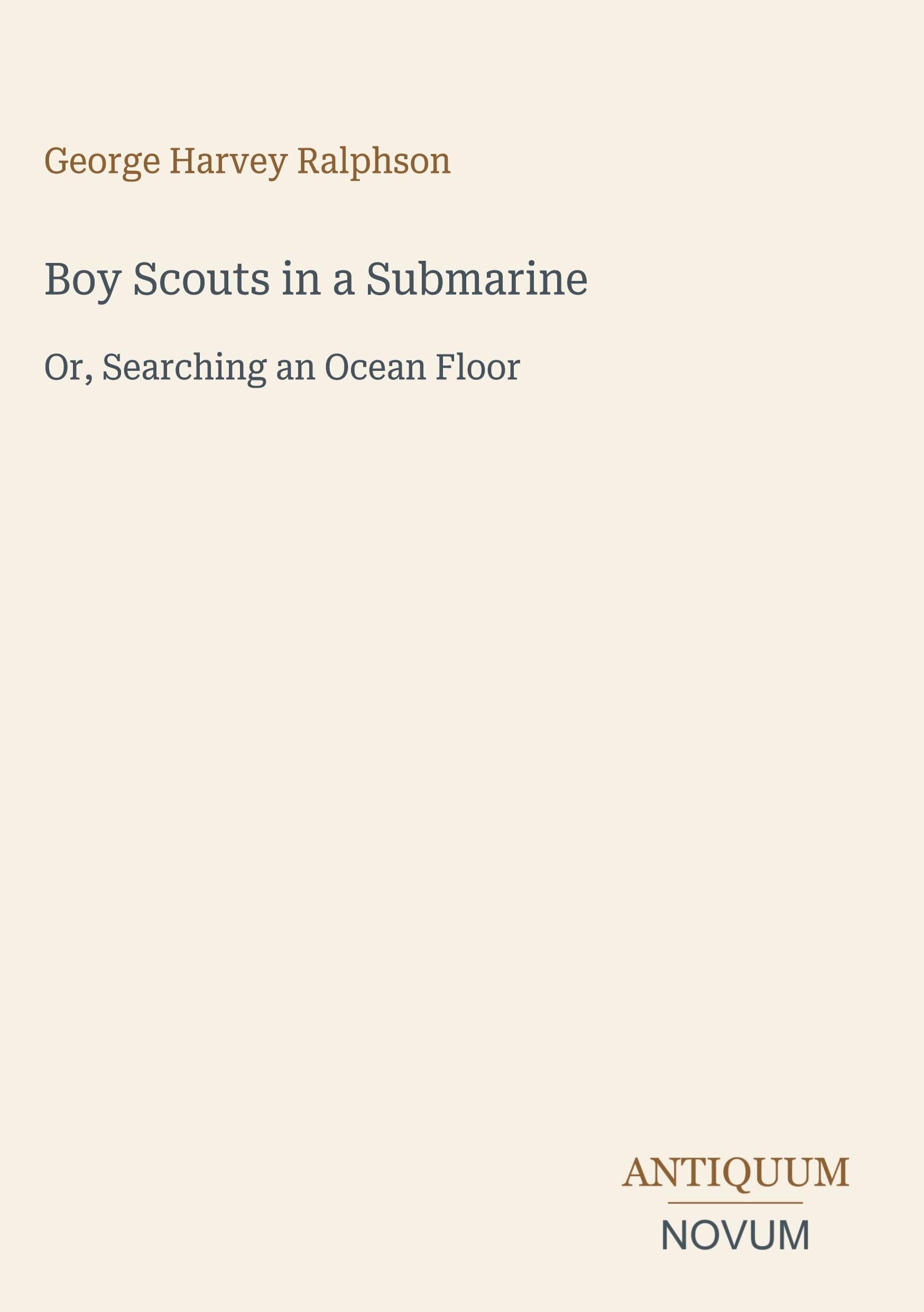 Boy Scouts in a Submarine