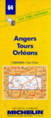 Michelin Angers - Tours - Orleans 1 : 200 000. (Michelin Maps)