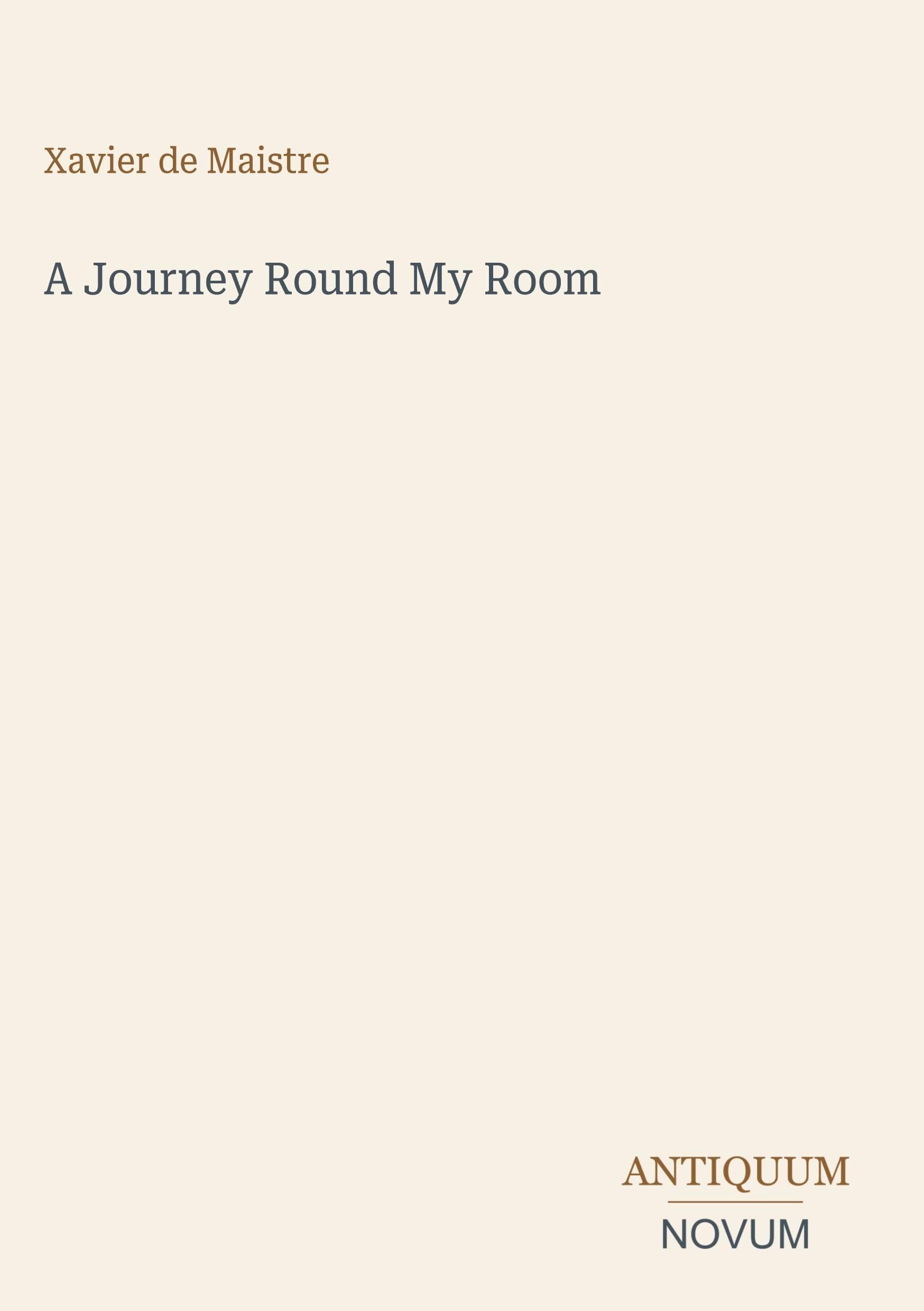A Journey Round My Room