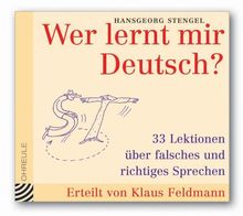 Wer lernt mir Deutsch? CD (Ohreule)