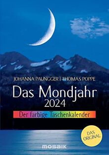 Das Mondjahr 2024 - Der farbige Taschenkalender: Das Original