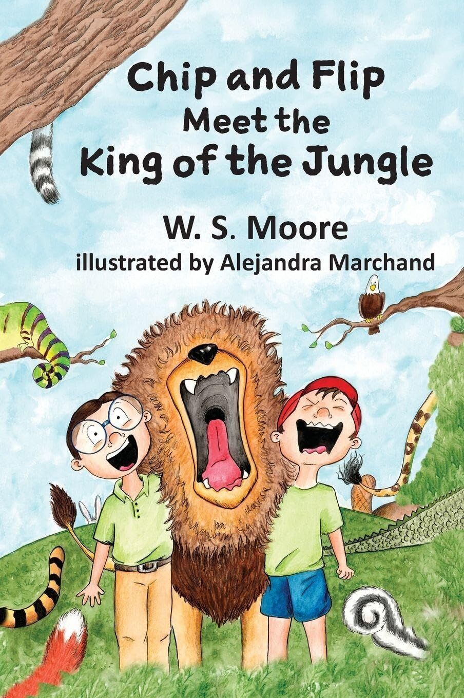 Chip and Flip Meet the King of the Jungle