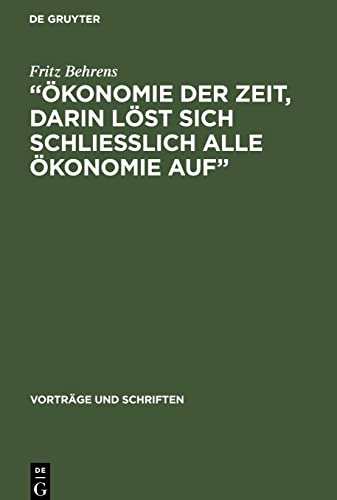 Ökonomie der Zeit, darin löst sich schliesslich alle Ökonomie Auf: Bemerkungen zur Messung des Nutzeffektes der gesellschaftlichen Arbeit