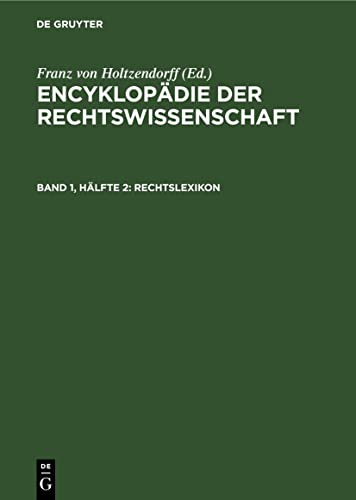 Rechtslexikon (Encyklopädie der Rechtswissenschaft)