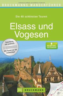 BRUCKMANNS WANDERFÜHRER ELSASS Und Vogesen De Rainer ... | Livre | état ...