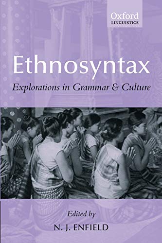 Ethnosyntax: Explorations in Grammar and Culture