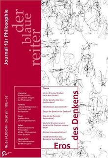 Der blaue reiter, Journal für Philosophie, Nr.6, Eros des Denkens: BD 6