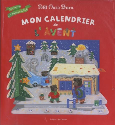DANIELE BOUR Mon calendrier de l'Avent Petit Ours Brun : un pop-up et 4 histoires de No&euml;l