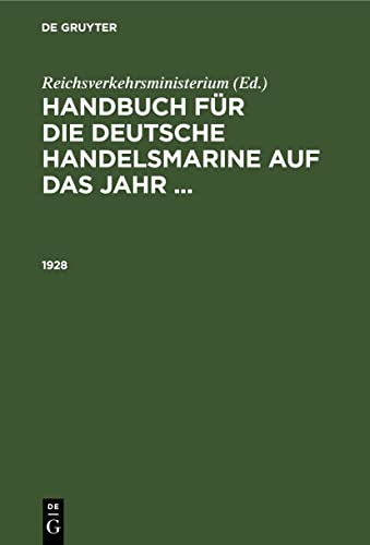 1928 (Handbuch für die deutsche Handelsmarine)