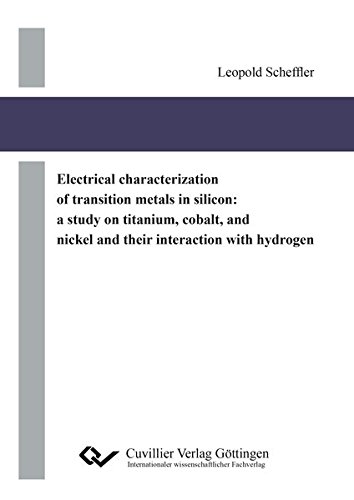 Electrical characterization of transition metals in silicon:: a study on titanium, cobalt, and nickel and their interaction with hydrogen