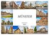 Münster Impressionen (Wandkalender 2023 DIN A3 quer), Calvendo Monatskalender