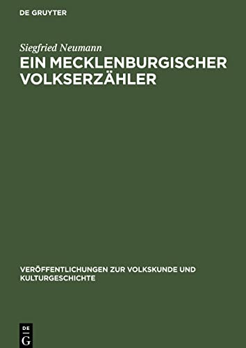 Ein Mecklenburgischer Volkserzähler: Die Geschichten des August Rust